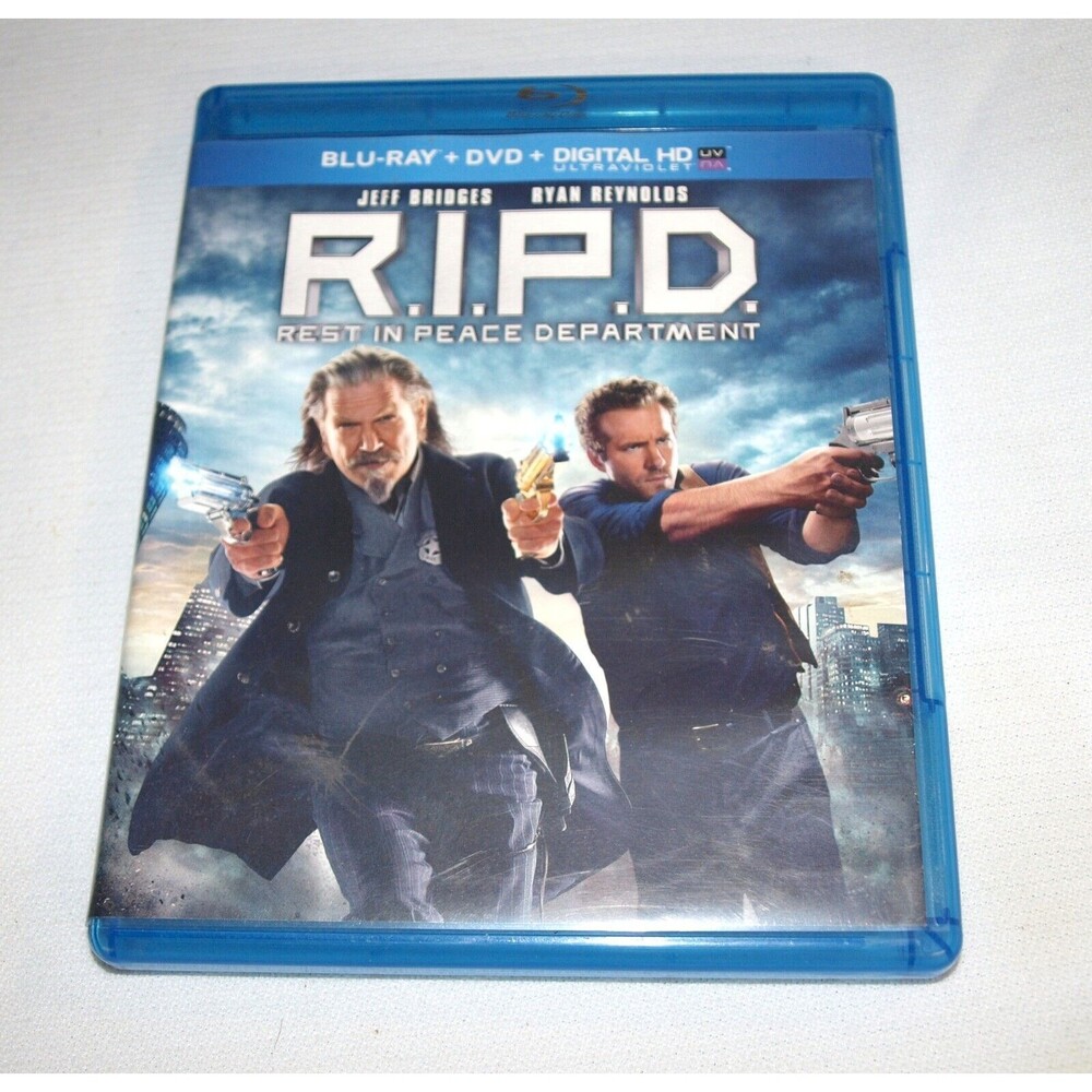 R.I.P.D. Rest In Peace Dept. Blue Ray, DVD, Jeff Bridges Ryan Reynolds